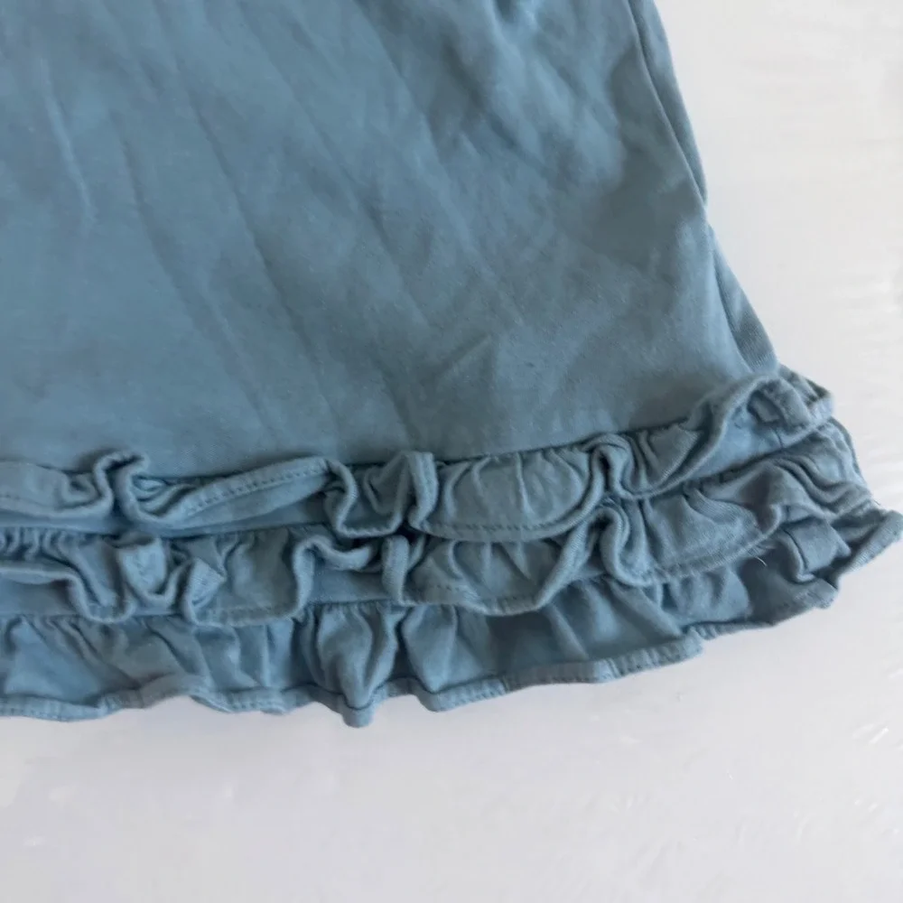 Ralph Lauren Baby Girl Ruffle Polo Dress in Blue Size 24 Months